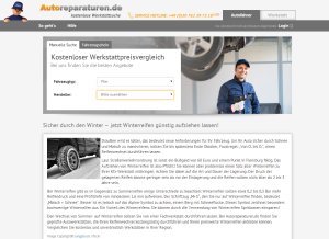 Autoreparaturen.de - Kostenlose Werkstattsuche